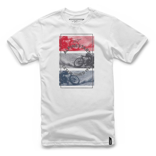 Alpinestars - Alpinestars Burnt Tee Shirt  - 101772026-20-2X - White - 2XL