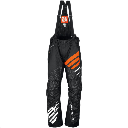 Arctiva - Arctiva Comp Insulated Bib - XF-2-3130-1160 - Black/Orange - Medium