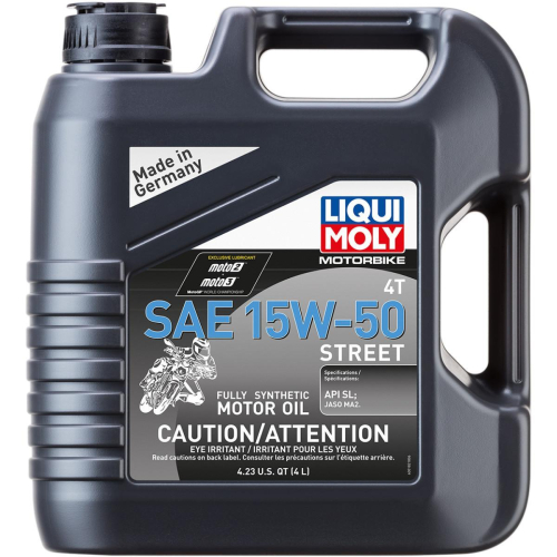 Liqui Moly - Liqui Moly 4T Synthetic Street Motor Oil - 15W-50 - 205L Drum - 2566