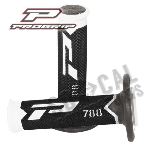 Pro Grip - Pro Grip Cross Triple Density 788 Grips - White/Black/Tan - 788WHBKTN