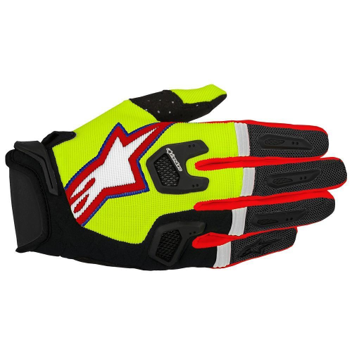 Alpinestars - Alpinestars Racefend Gloves (2017) - 3563517536LG - Yellow/Fluo/Black/Red - Large