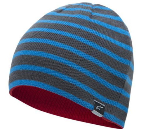 Alpinestars - Alpinestars Total Beanie - 1036810247230 - Blue/Red - OSFM