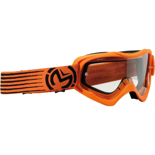 Moose Racing - Moose Racing Qualifier Slash Goggles - 2601-2121 - Orange/Black / Clear Lens - OSFM