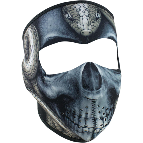 Zan Headgear - Zan Headgear Full Face Mask - WNFM415 - Snake Skull - OSFM