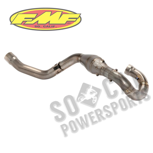 FMF Racing - FMF Racing MegaBomb Header with Mid-Pipe - Stainless Steel - 045582