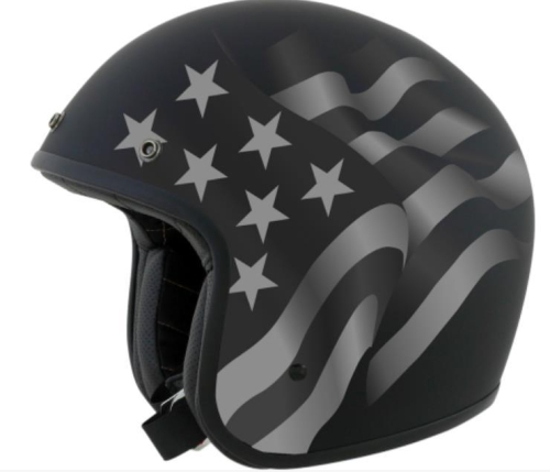 AFX - AFX FX-76 Stealth Helmet - 0104-1643 - Flag Stealth - Small