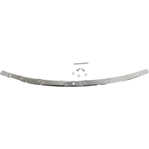 Carl Brouhard Designs - Carl Brouhard Designs Windshield Trim - Cross - Chrome - CR-WT02-C