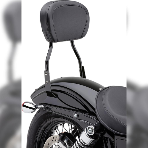 Cobra - Cobra Standard Round Sissy Bar - Black Powder-Coated - 602-1302B