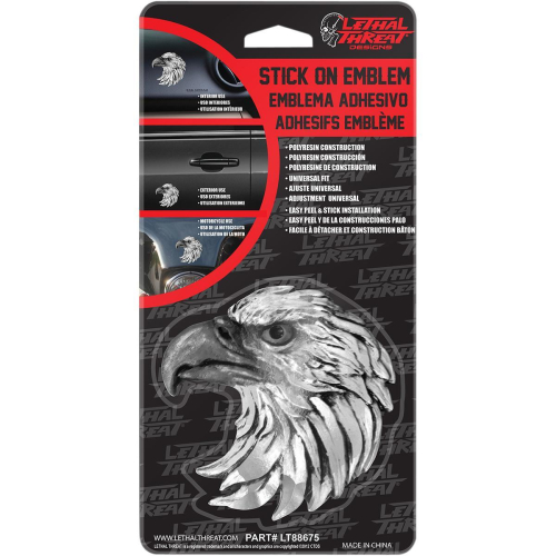 Lethal Threat - Lethal Threat Eagle Head Emblem - LT88675