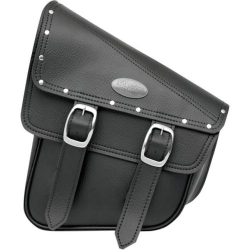 All American Rider - All American Rider RuffHyde Swingarm Storage Bag with Twin Buckles and Accent Studs - Black - 947RVT-C