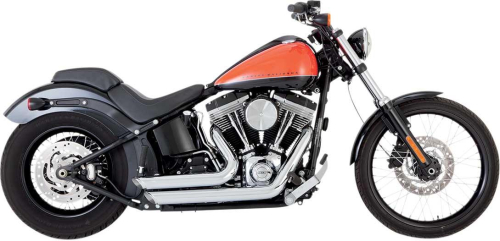 Vance & Hines - Vance & Hines Shortshots Staggered Exhaust System - Chrome - 17225