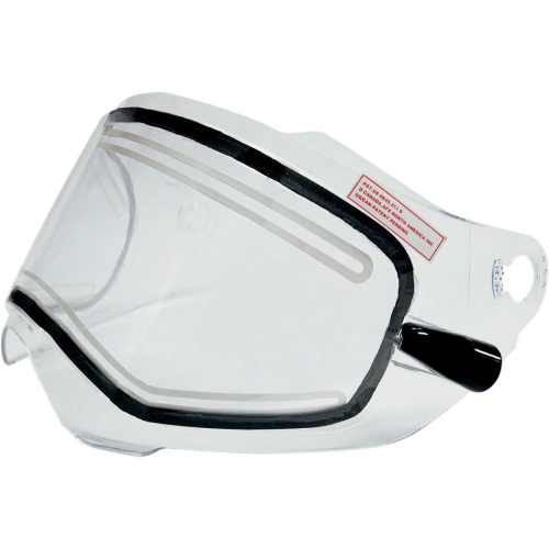 AFX - AFX AMPD Electric Dual-Lens Shield with Cords for FX-39 Dual Sport Helmets - Clear - 0130-0460