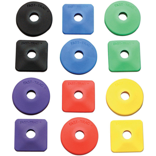 Fast-Trac - Fast-Trac Air Lite Round Backer Plates - Yellow - 5/16in. Thread (24pk.) - 215RY-24