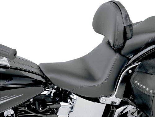 Saddlemen - Saddlemen Renegade Heels Down Seat with Driver Backrest and without Studs - 806-12-0041