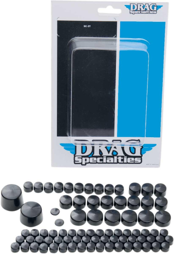 Drag Specialties - Drag Specialties Standard Bolt Cover Kit - Black - 352012