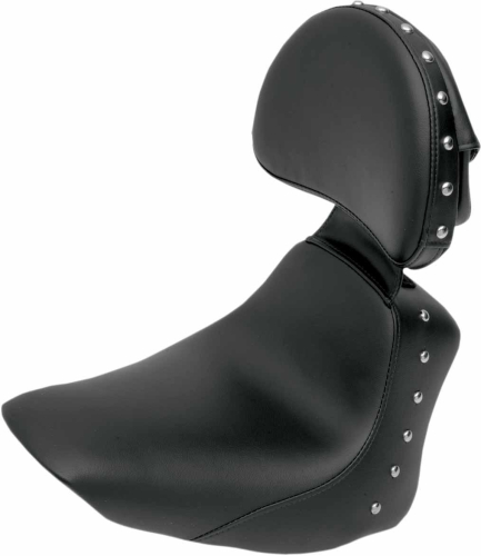 Saddlemen - Saddlemen Renegade Heels Down Seat with Studs and Driver Backrest - 806-15-0031