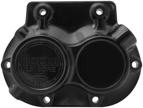 Baker - Baker Function-Formed Transmission Hydraulic Side Cover - Front Feed - Black - 455-56BA