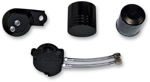 Jardine - Jardine Oil Filter Relocation Kit - Black - 64-2103-50