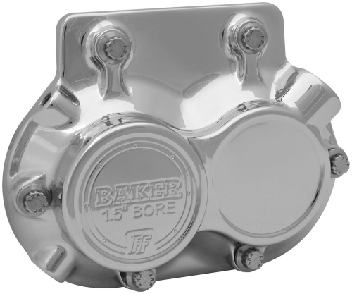 Baker - Baker Function-Formed Transmission Hydraulic Side Cover - Rear Feed - Chrome - 453-56C