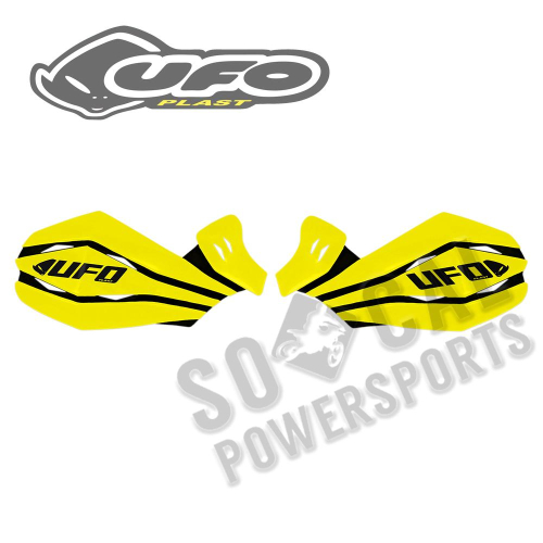 UFO Plastics - UFO Plastics Claw Handguards - 01-09 RM Yellow - PM01640-102