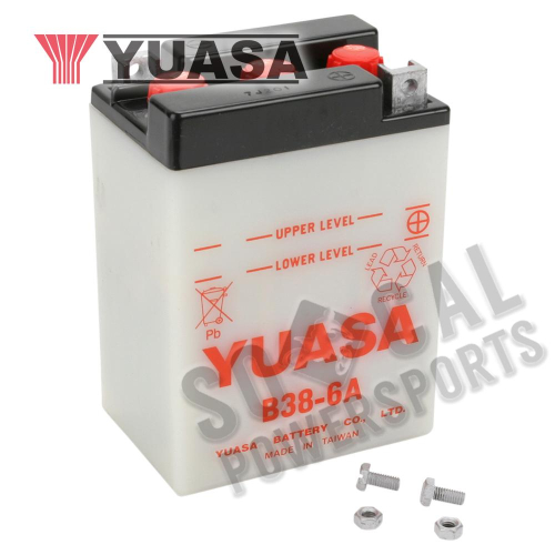 Yuasa - Yuasa Conventional 6V Battery - B38-6A - YUAM2614J