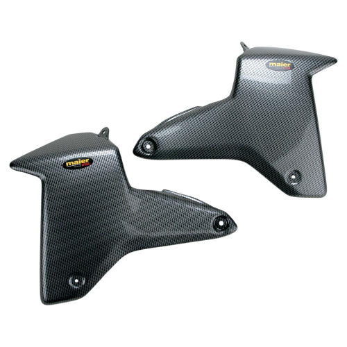 Maier Mfg - Maier Mfg Radiator Scoops - Carbon Fiber Black - 17805-30