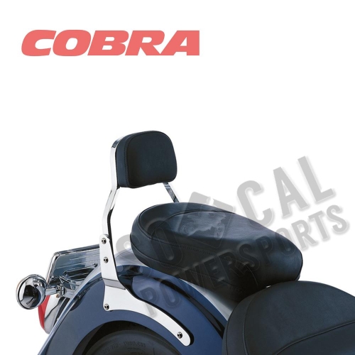 Cobra - Cobra Mini Square Sissy Bar - Chrome - 02-4961