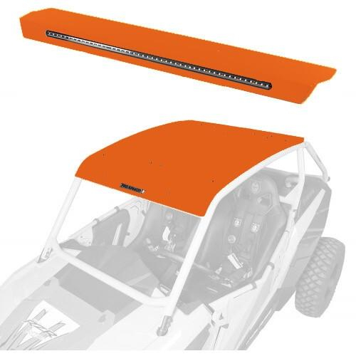 Pro Armor - Pro Armor Aluminum Roof with Integrated Rear Light Bar - Orange Madness - P141R123OM