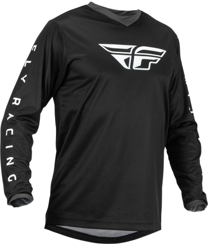 Fly Racing - Fly Racing F-16 Jersey - 376-921M - Black/White - Medium