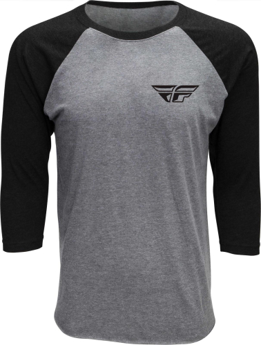 Fly Racing - Fly Racing Fly Art 3/4 Sleeve Tee - 352-06522X - Black - 2XL