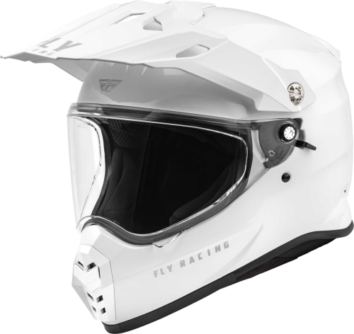 Fly Racing - Fly Racing Trekker Solid Helmet - 73-70222X - White - 2XL