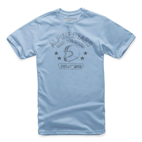 Alpinestars - Alpinestars School Youth T-Shirt - 3038-72012-720-L - Carolina Blue - Large