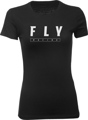 Fly Racing - Fly Racing Fly Logo Womens T-Shirt - 356-0460S - Black - Small