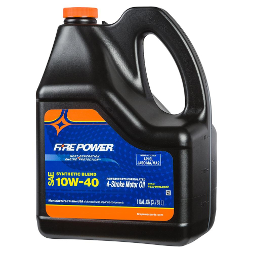 Fire Power - Fire Power Synthetic Blend Motor Oil - 10w40 - 1gal. - 196983