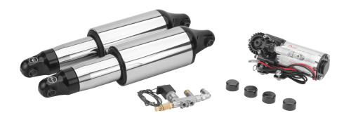 Arnott - Arnott Fox Series Softail Air Suspension - Chrome - MC-3209