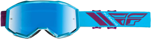 Fly Racing - Fly Racing Zone Goggles - 37-5147 - Blue/Purple / Blue Mirror/Smoke Lens - OSFM