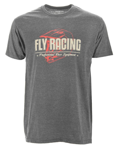 Fly Racing - Fly Racing Era T-Shirt  - 352-1020L - Charcoal Gray - Large