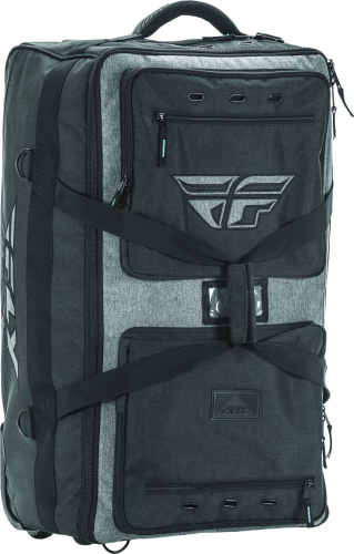 Fly Racing - Fly Racing Tour Roller Bag - Black/Gray - 28-5136