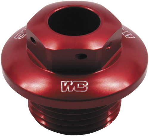 Works Connection - Works Connection Steering Stem Nut - Red - 24-405