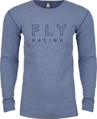 Fly Racing - Fly Racing Thermal Long Sleeve Shirt - 352-4136L - Blue Heather - Large