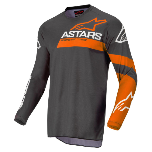 Alpinestars - Alpinestars Fluid Chaser Jersey - 3762422-1794-S - Anthracite/Coral Fluo - Small