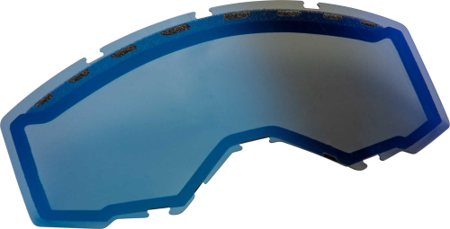 Fly Racing - Fly Racing Replacement Lenses For Vented Dual Lens - Sky Blue Mirror/Polar Smoke - 37-5501