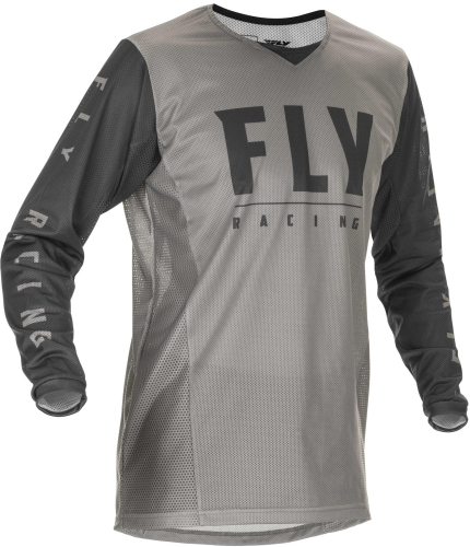 Fly Racing - Fly Racing Kinetic Mesh Jersey - 374-316L - Light Gray/Dark Gray - Large