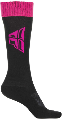 Fly Racing - Fly Racing MX Youth Socks - 350-0517Y - Black/Pink/Gray - OSFM