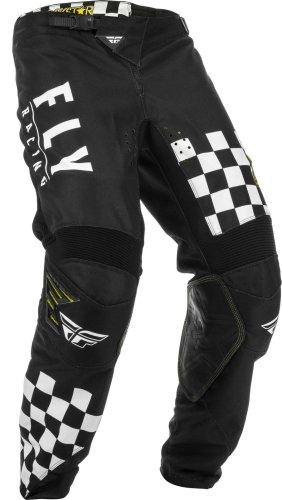 Fly Racing - Fly Racing Kinetic Rockstar Pants - 373-02328 - Black/White - 28