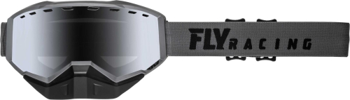 Fly Racing - Fly Racing Focus Snow Goggles - 37-5001 - Gray / Silver Mirror Lens - OSFM