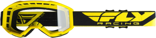 Fly Racing - Fly Racing Focus Youth Goggles (2021) - 37-5123 - Yellow / Clear Lens - OSFM