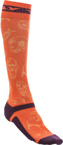 Fly Racing - Fly Racing MX Pro Socks - Thin - 350-0418L - Orange/Purple - Lg-XL