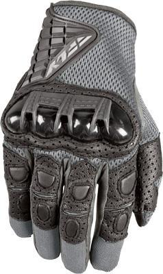 Fly Racing - Fly Racing CoolPro Force Gloves - 476-4114-4  #5692 - Black/Silver - X-Large