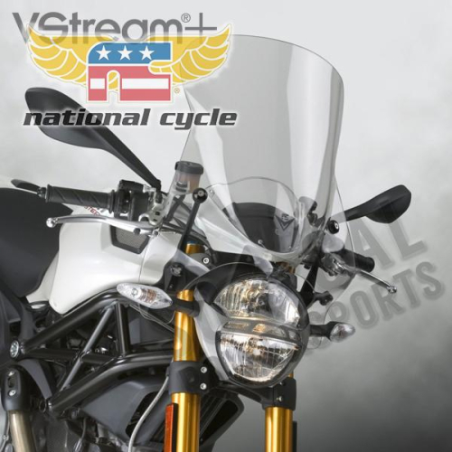 National Cycle - National Cycle VStream+ Windshield - 18.00in. - Clear - N28214